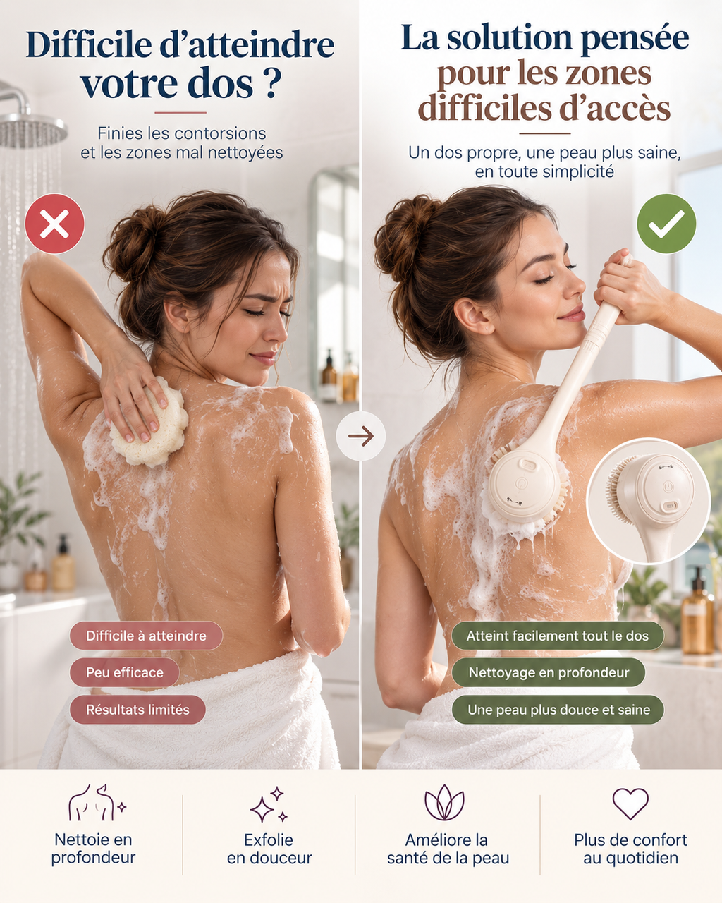 Tête en silicone DouceShower