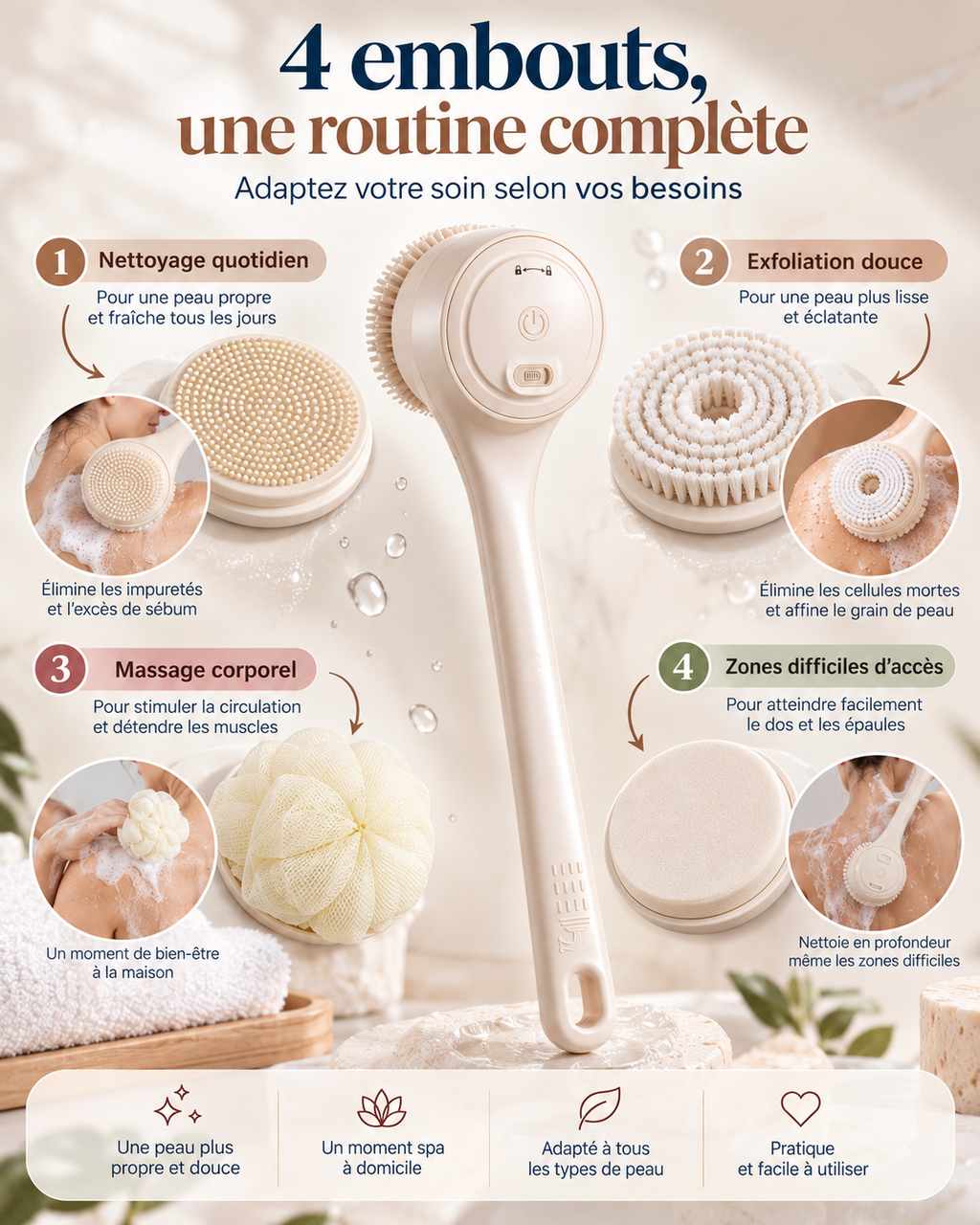 Tête exfoliante DouceShower