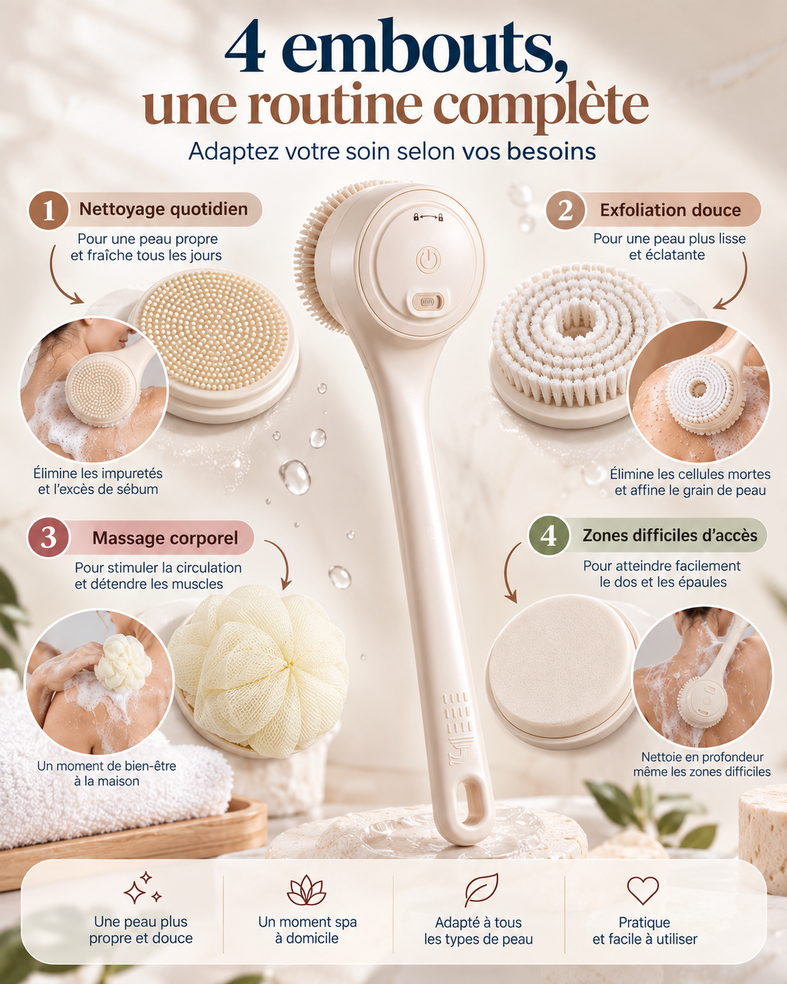 Tête exfoliante DouceShower